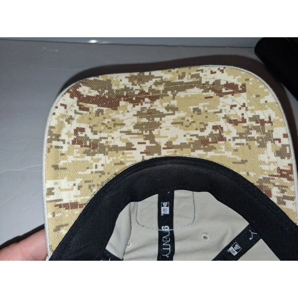 New Era Philadelphia Eagles Military Camo Fitted Hat Tan NFL Size 7 1/4